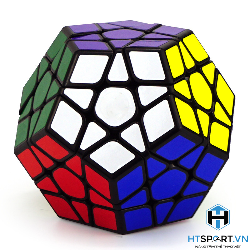 RuBik Lập Phương, Rubik 12 Mặt Khối Lập Phương Viền Đen, Phát Triễn IQ Cao Cấp ( Black )