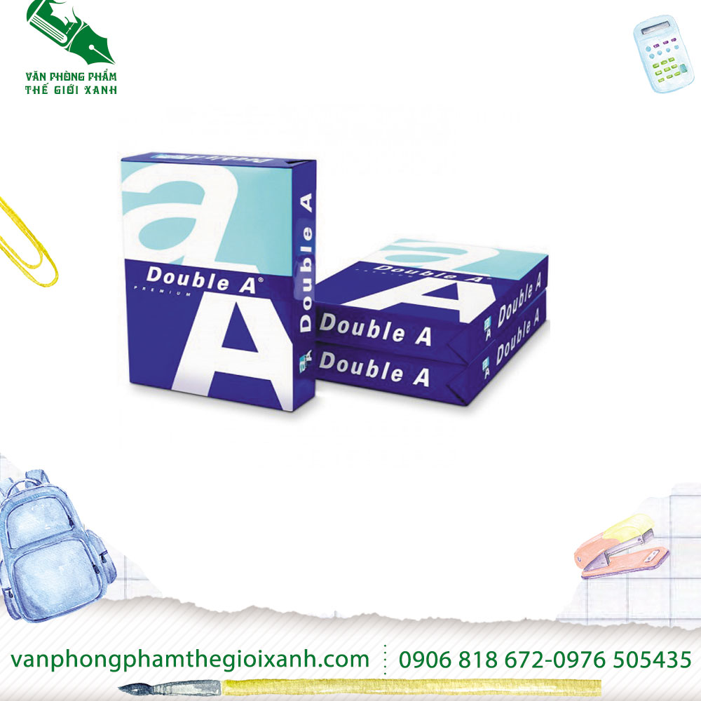 GIẤY DOUBLE 70 A4 (đủ 500 tờ)