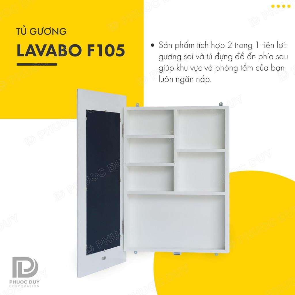 Tủ gương phòng tắm treo tường đa năng - Tủ gương Lavabo F105