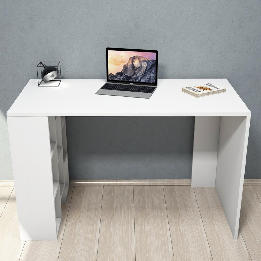 Bàn làm việc, bàn học gỗ hiện đại SMLIFE Duval | Gỗ MDF dày 17mm chống ẩm | D120xR60xC75cm