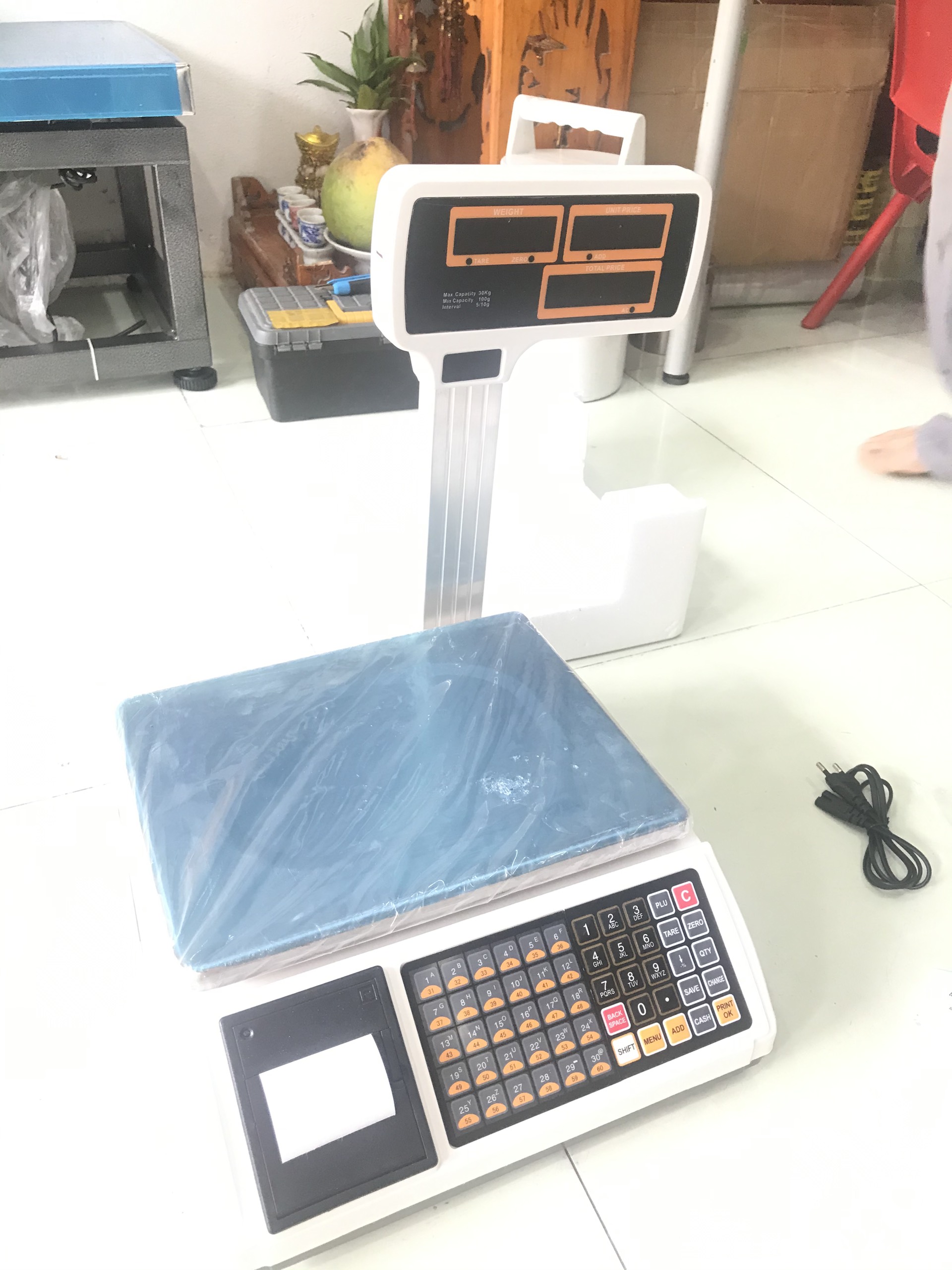 Cân Tính Tiền JPT 30KG - In Bill