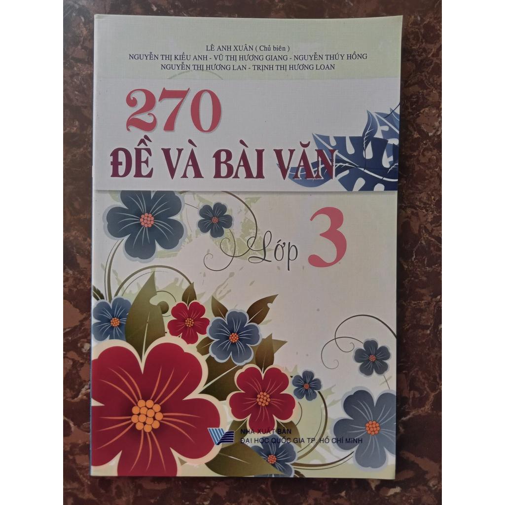 Sách - 270 Đề Và Bài Văn Lớp 3