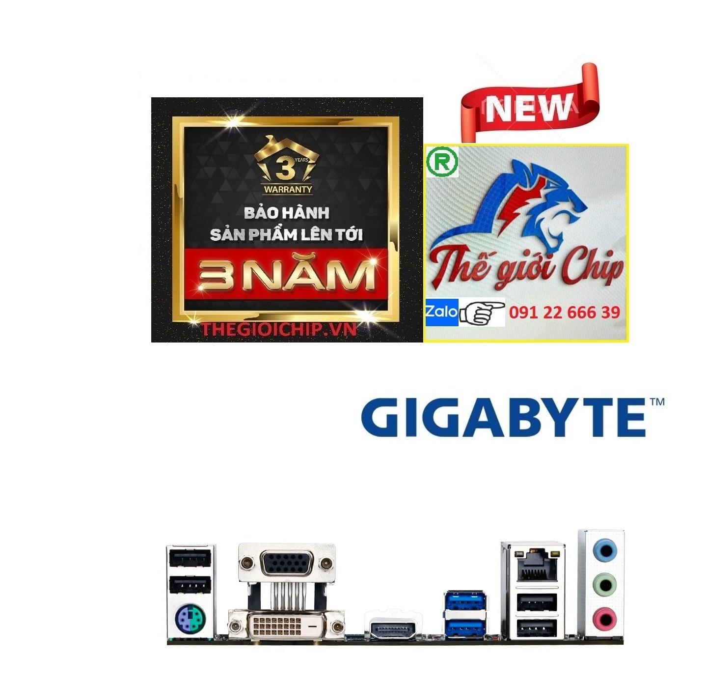 Bo Mạch Chủ (Mainboard) Gigabyte B85M-DS3H-A (HÀNG CHÍNH HÃNG)