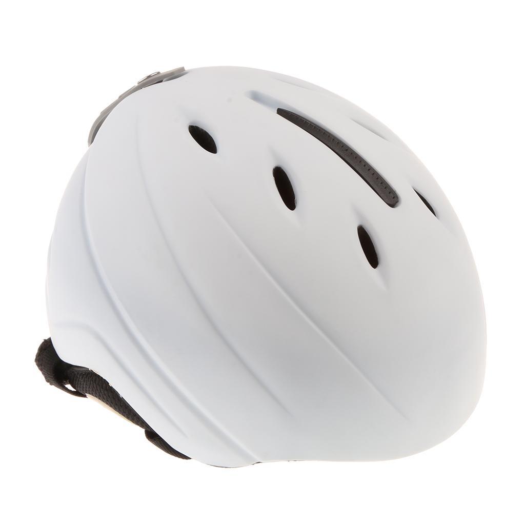 Lightweight Durable Ski Snowboard Helmet Men Women With Detachable Earmuffs 55-60cm - 4 Colors