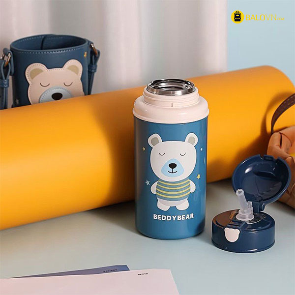 Bình giữ nhiệt cho Bé Trai hoặc Gái 580 ml / Chính hãng 100% BEDDYBEAR / RT105 / phù hợp Bé từ 2 tuổi