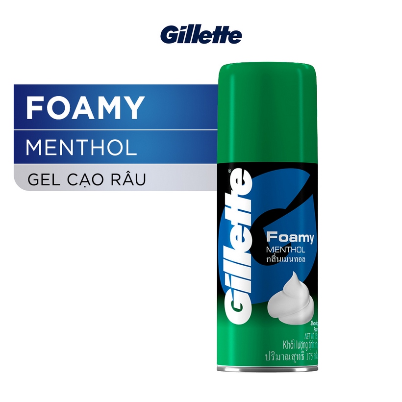 Bọt Cạo Râu Gillette Hương Bạc Hà (175g)