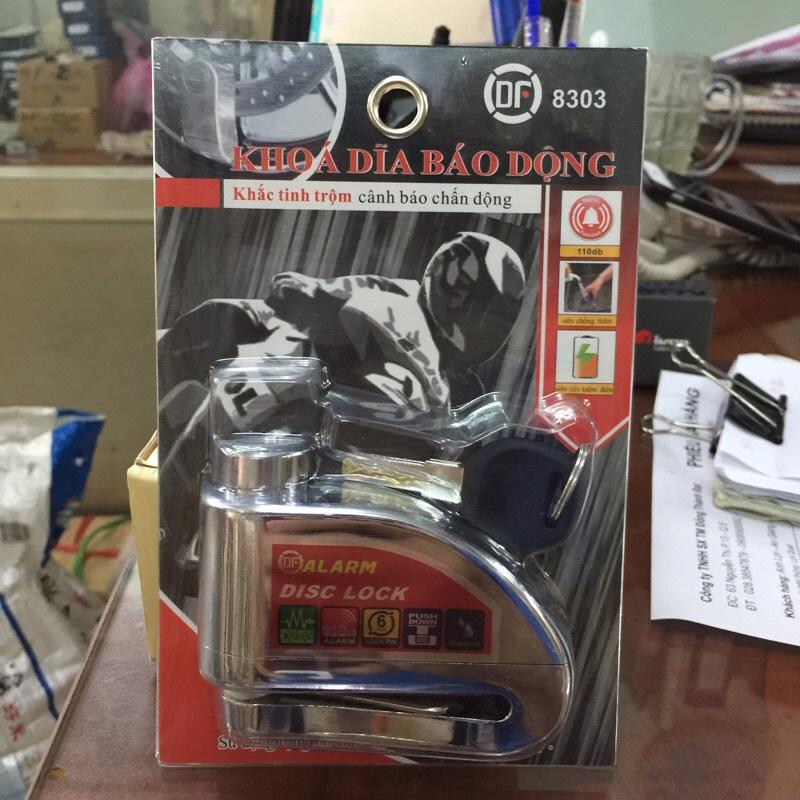 Khóa phanh thắng đĩa xe máy DF8303 có báo động chống trộm - MSOFT