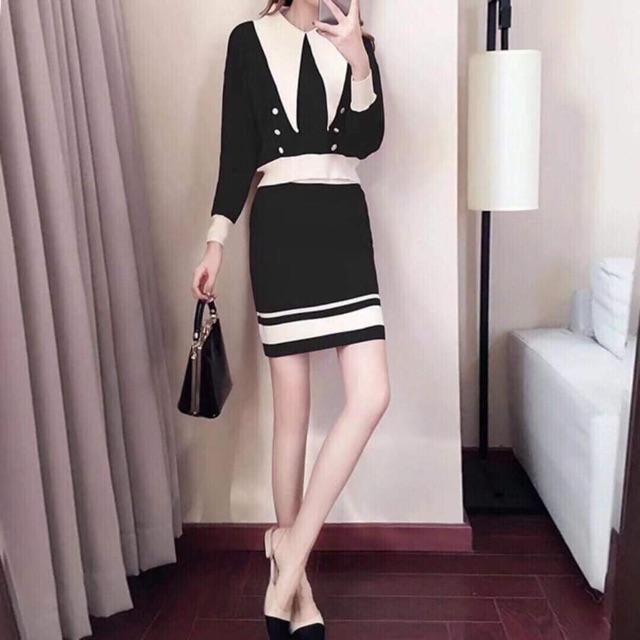 Set len cổ buộc nơ cao cấp SLNL