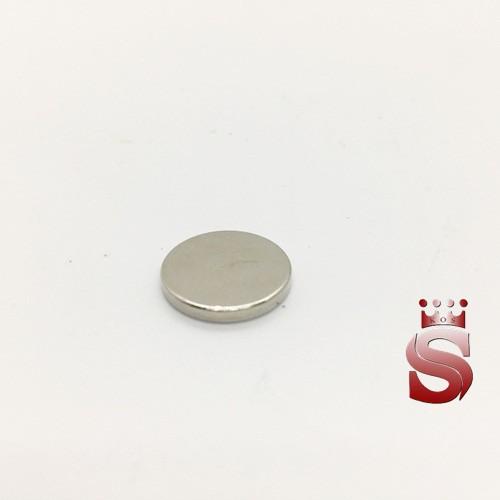 Nam châm vĩnh cửu kích thước 15x5mm mạ kẽm lực từ N35