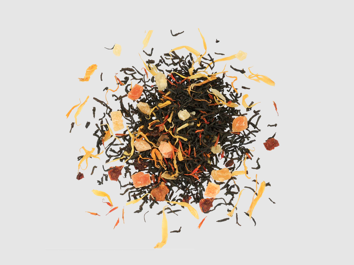 Trà đen Ceylon Basilur 4 vị đu đủ, hướng dương, cúc vạn thọ và hoa nghệ tây – Tea Book Volume II