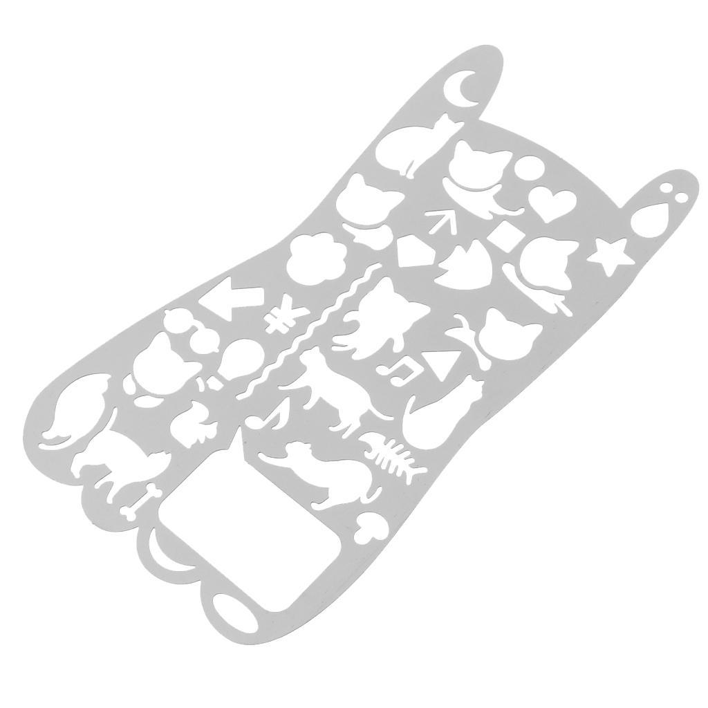 Ruler Bookmark for Journal Note Book Diary Hollow Ruler Drawing Template