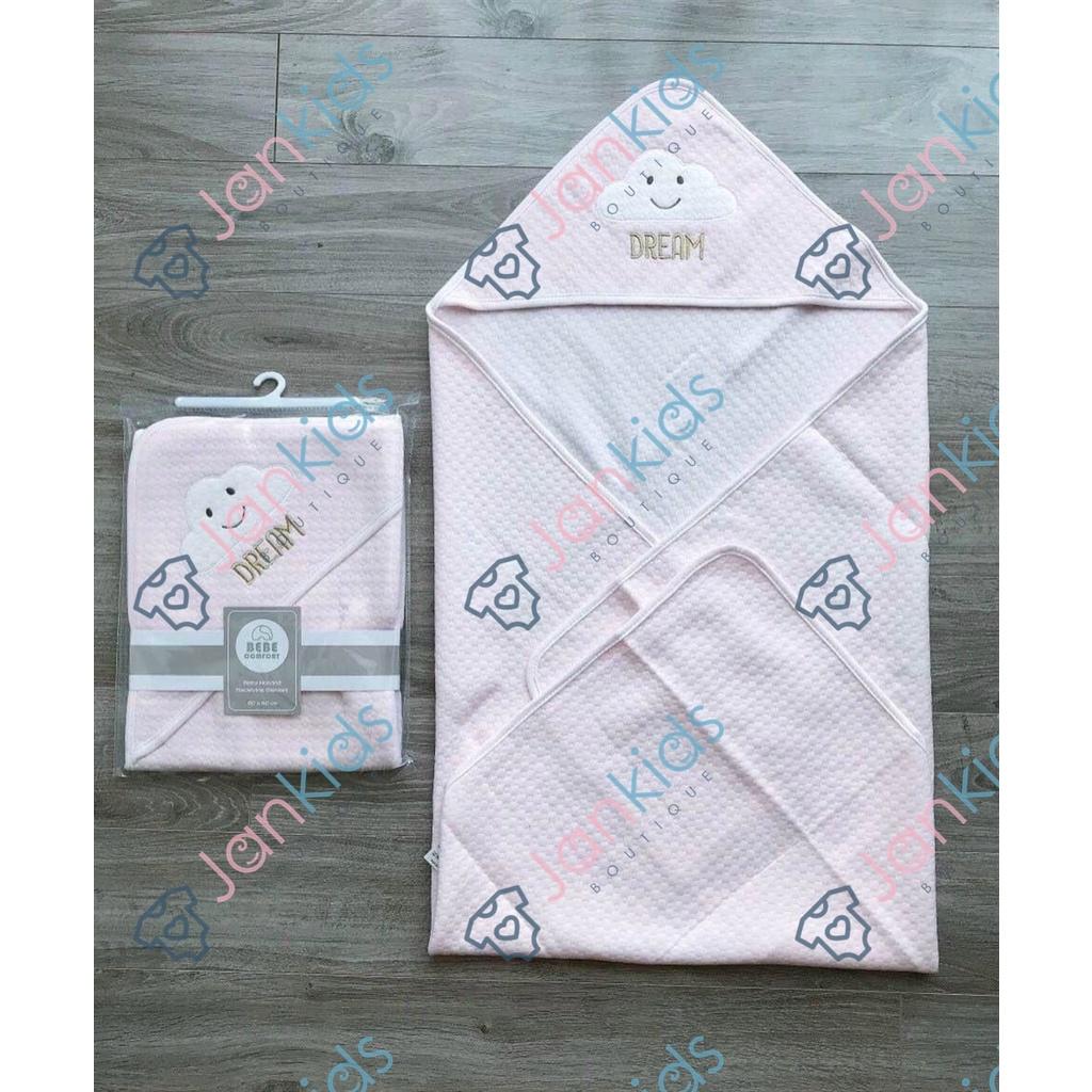 Chăn ủ choàng có mũ BEBE COMFORT cho bé kích thước 80x80cm