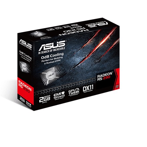 Card đồ họa VGA ASUS R5230-SL-2GD3-L / DDR3 2GB 64-bit - Hàng Chính Hãng