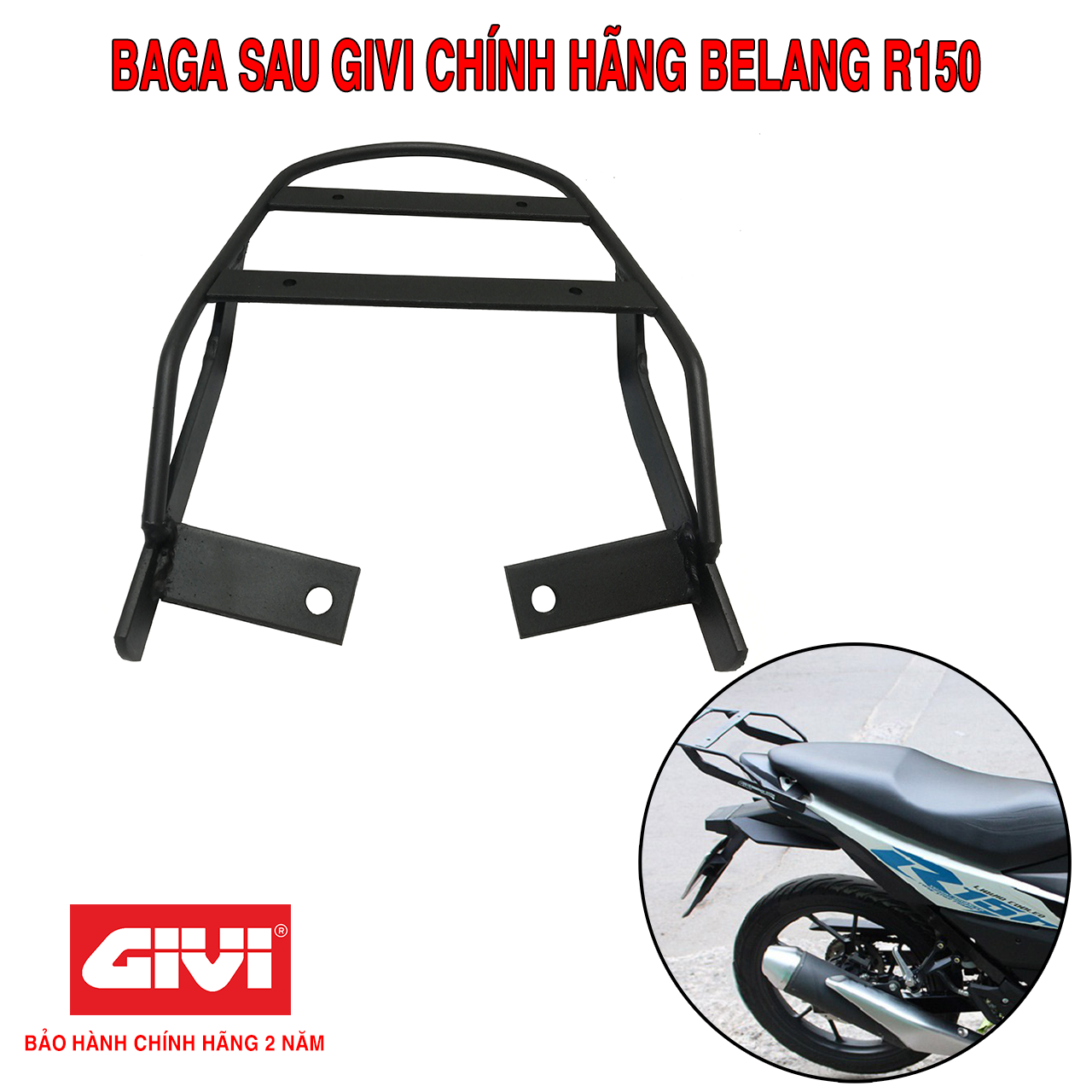 Baga Sau Givi Cho Xe Raider 150 Belang R15 Chắc Chắn Dùng Chở Đồ Và Gắn Thùng Sau Hàng Chính Hãng