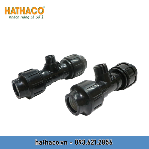 Combo 5 Tê 25 Ren Ngoài 20 - 25 HATHACO Dùng Cho Ống HDPE