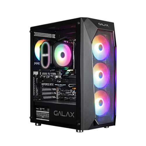 Vỏ máy tính Mid-Tower Revolution-05 Black Galax - HÀNG CHÍNH HÃNG