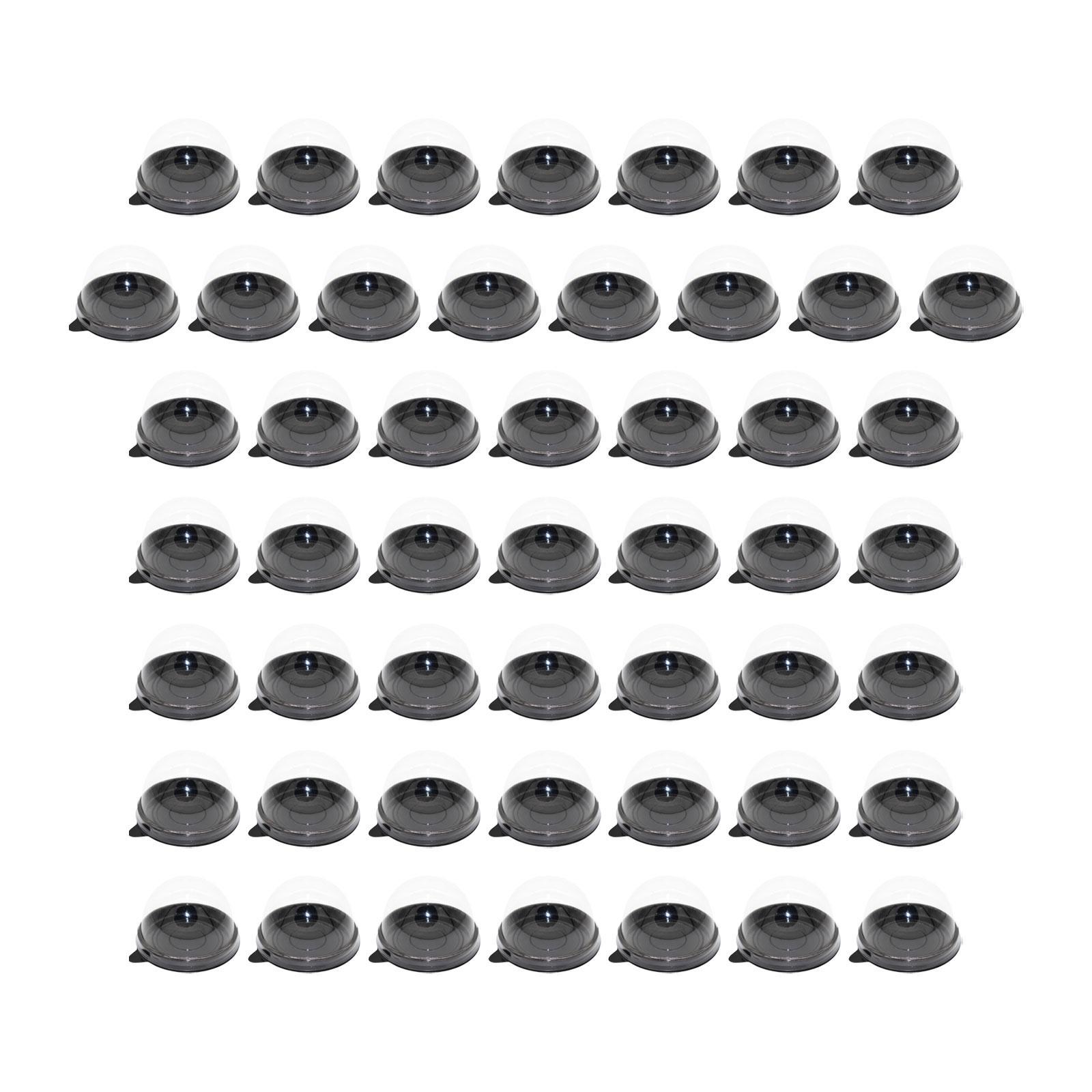 50Pcs Individual Cupcake Container Cupcake Carrier Holder Box Mooncake Box Transparent Muffin Dome Holder Box for Home Pastry Cookies Muffin