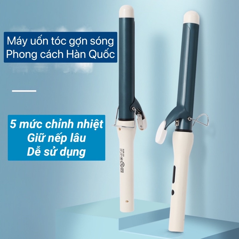 Máy Uốn Tóc Tạo Kiểu Đa Năng VinBuy, Máy Làm Xoăn Phồng Tóc 5 Mức Chỉnh Nhiệt, Tạo Kiểu Nhanh, Xoăn Lọn To Nhỏ, Phong Cách Hàn Quốc Hiện Đại Tinh Tế - Hàng Chính Hãng