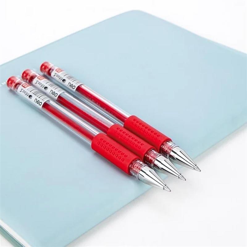 Bút Gel 0.5 mm - Deli E6600S-DO - Mực Đỏ