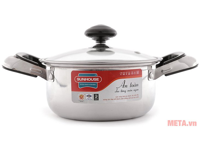 Bộ nồi inox 1 đáy Sunhouse SH365