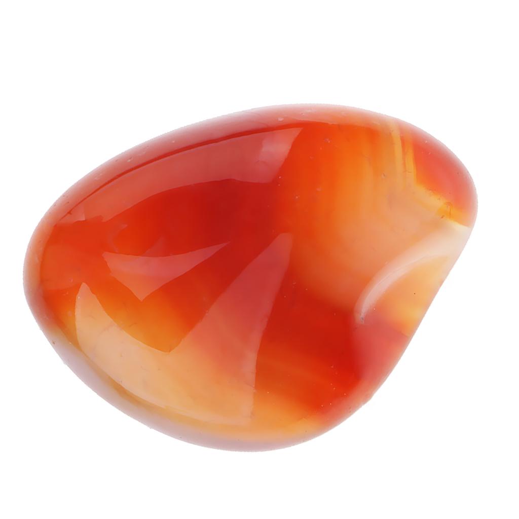 2x20-30mm Natural Agate Stone Feng Shui Reiki Ornament Stone Lucky Stone