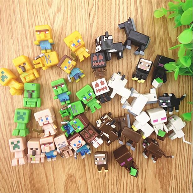 Bộ 10 nhân vật Minecraft mini figure ngẫu nhiên