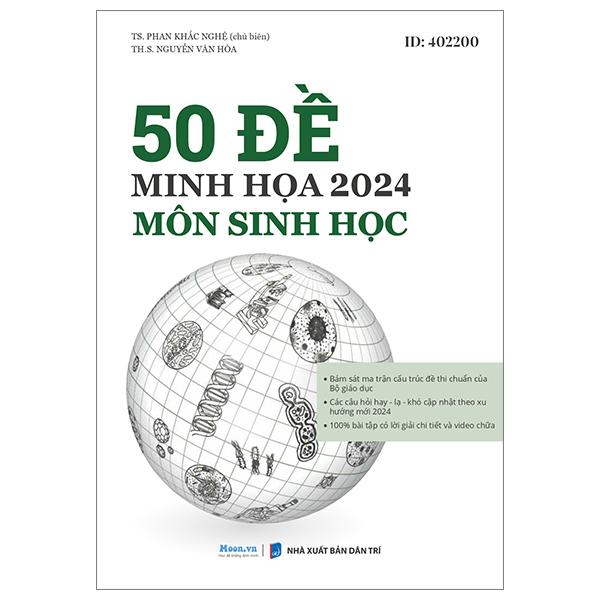 50 Đề Minh Họa 2024 - Môn Sinh Học