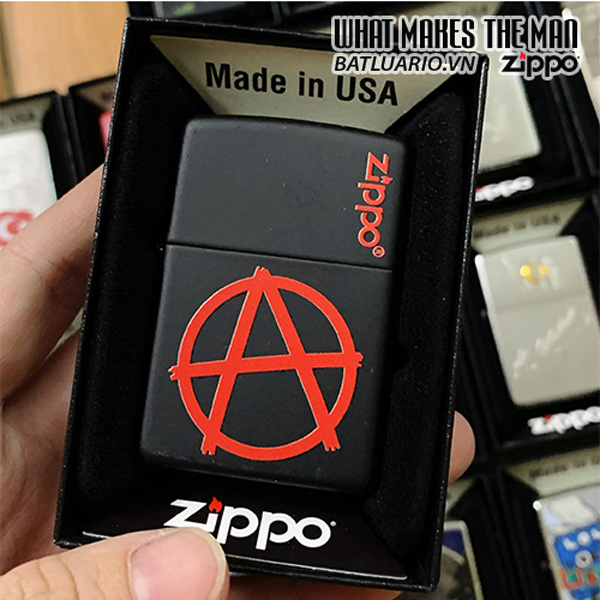 Bật Lửa Zippo 218 Anarchy Zippo Logo Design