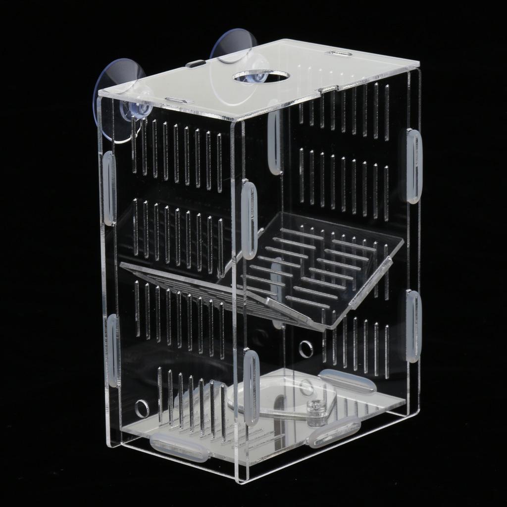 Aquarium  Tank Plastic Floating Isolation Divider Breeding Box