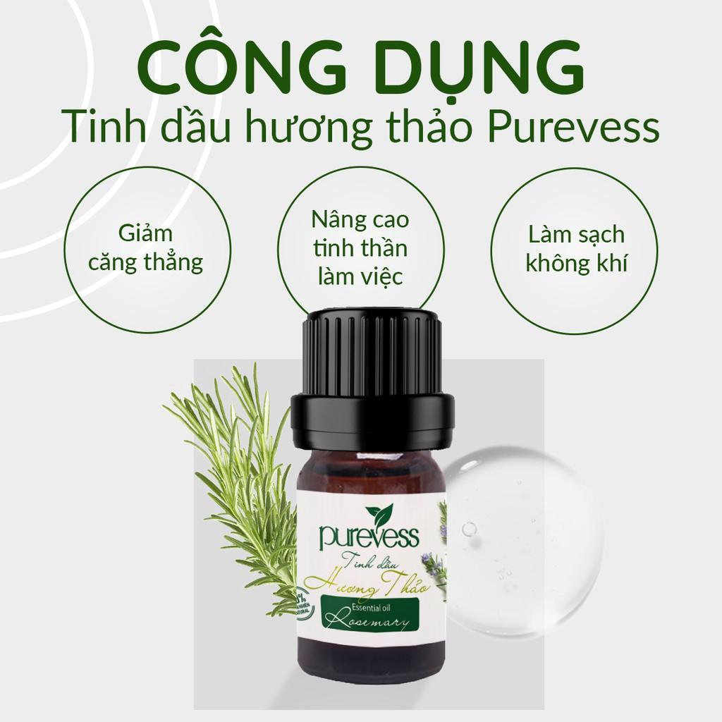 Tinh dầu Tràm Trà giúp kháng khuẩn tự nhiên giúp giảm mụn và ngăn ngừa mụn PUREVESS 10ml