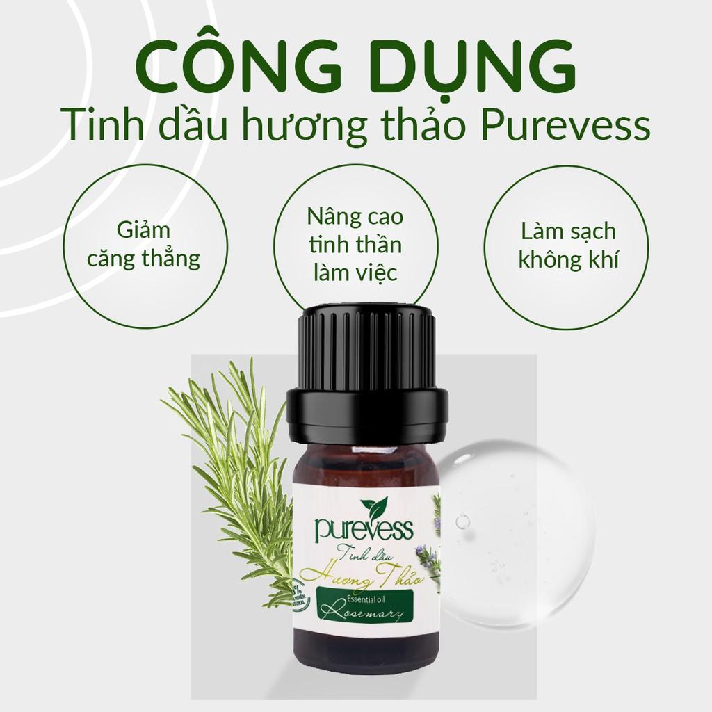 Tinh dầu Tràm Trà giúp kháng khuẩn tự nhiên giúp giảm mụn và ngăn ngừa mụn PUREVESS 10ml