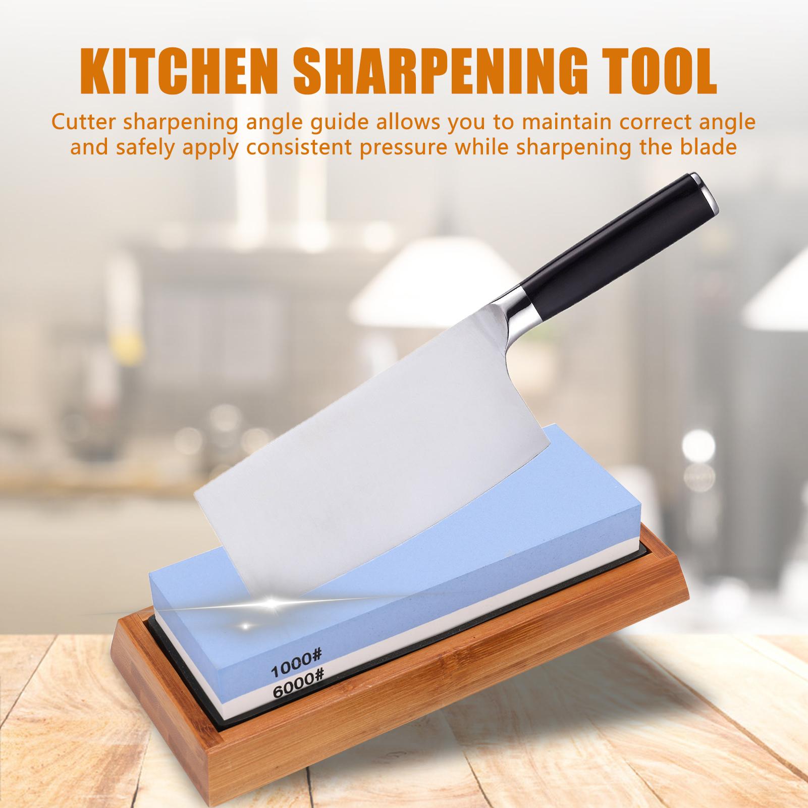 Đá mài hai mặt 1000/6000 Grit với đế tre