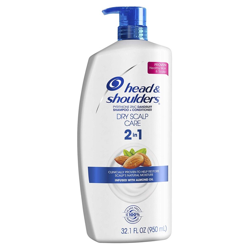 Dầu gội và xả 2in1 Head &amp; Shoulders Dry Scalp Care 950ml (mẫu mới)