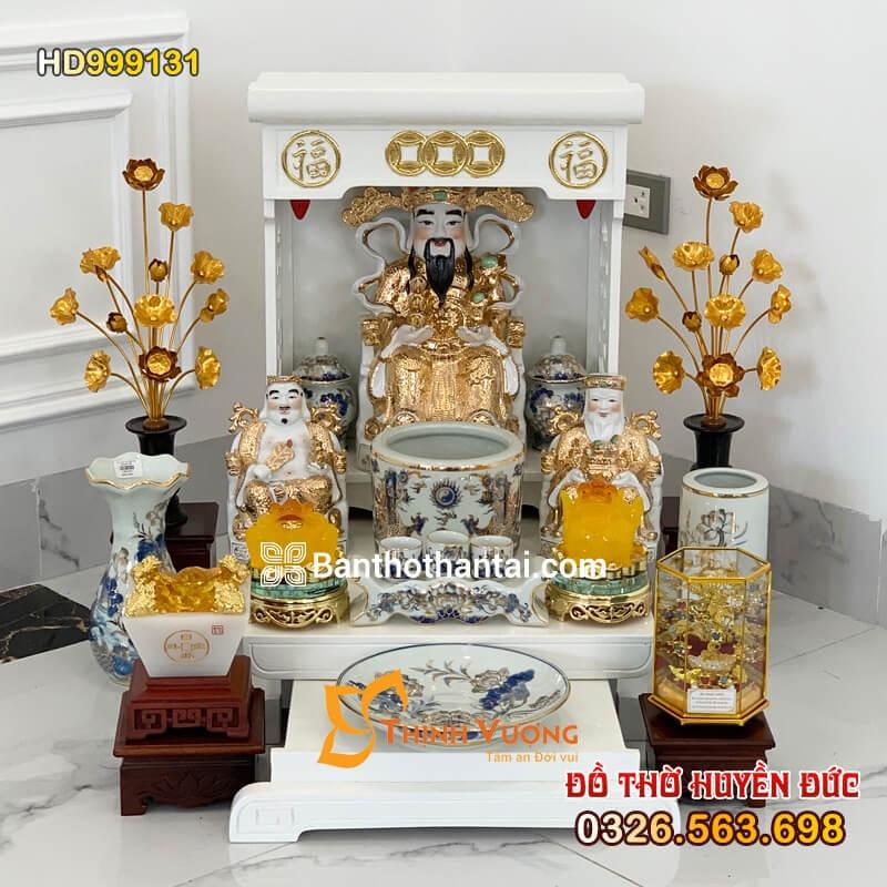 Bộ bàn thờ Thần Tài Hiện đại Rong cổ HD999131
