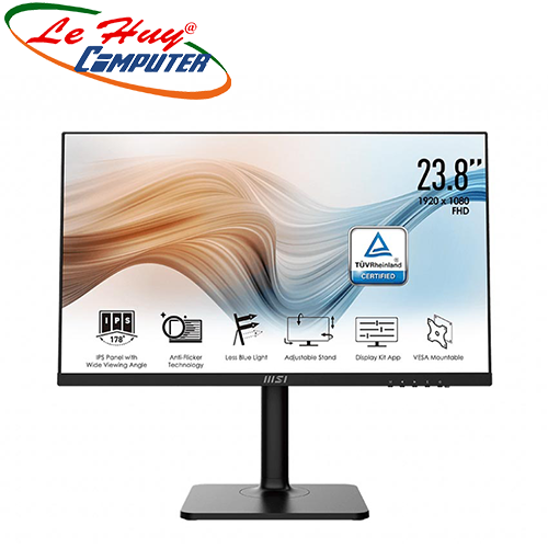 Màn hình LCD đồ họa MSI Modern MD241P 23.8inch FHD IPS - Hàng Chính Hãng