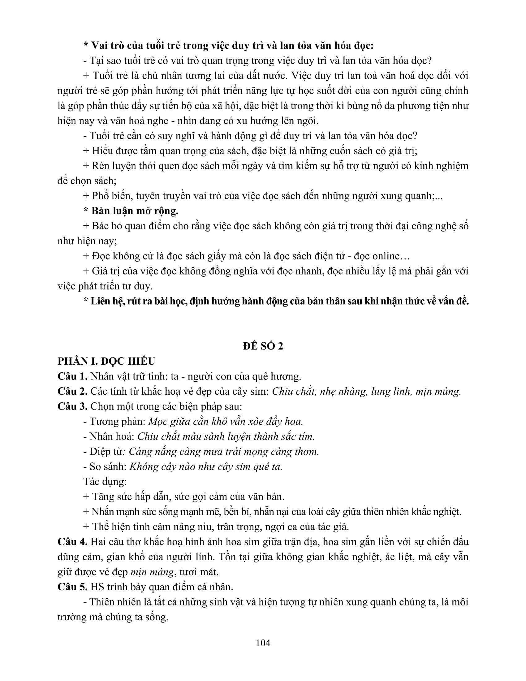 Sách - Ôn Luyện Thi Tốt Nghiệp THPT Theo Chương Trình GDPT Mới - Môn Ngữ Văn