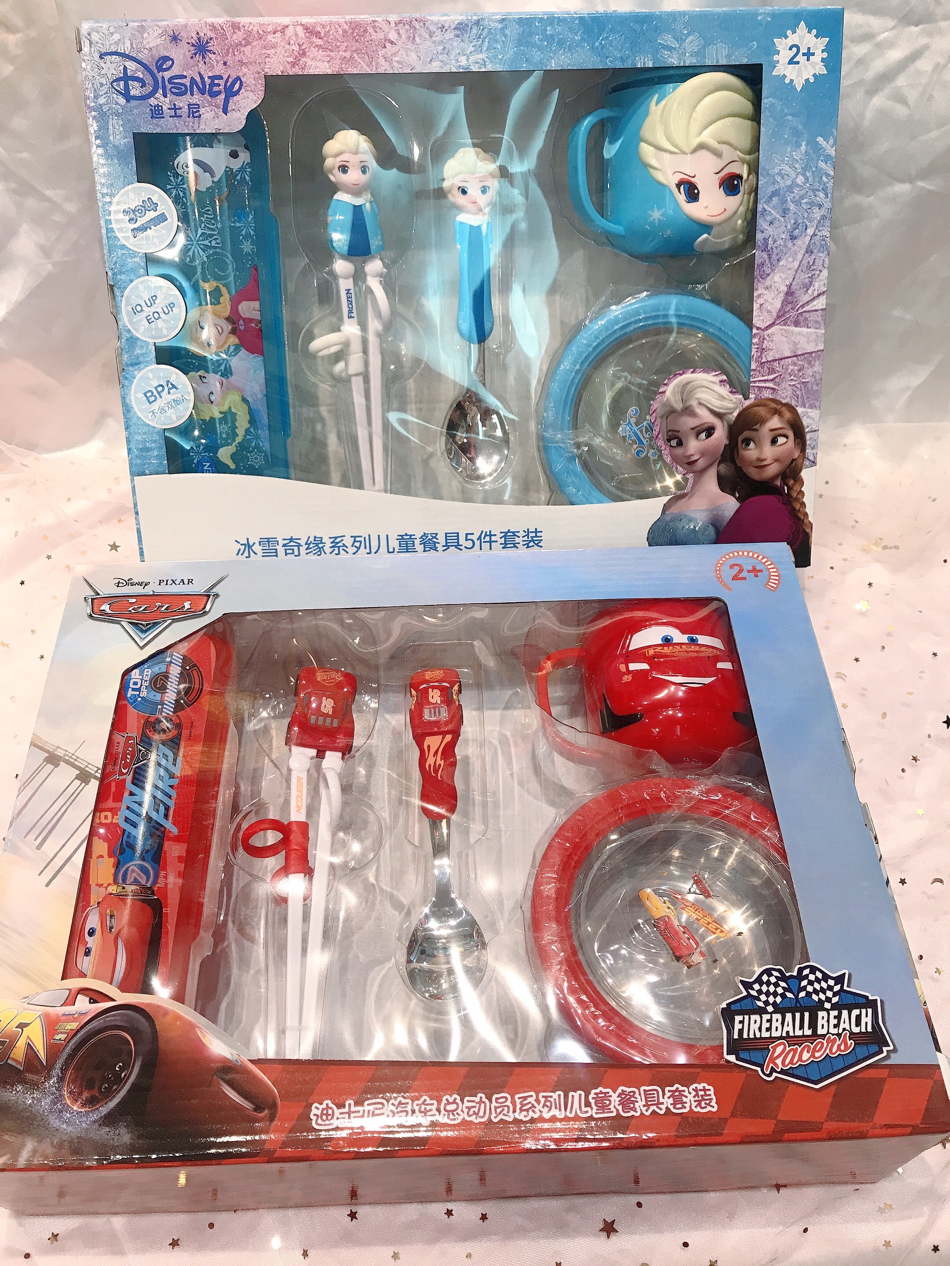 Set ăn uống 5 món hình Car 95 McQueen 3D siêu cute