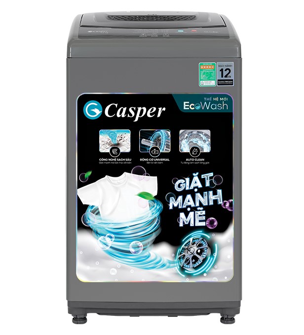 Máy giặt Casper 7.5 kg WT-75NG1 - Hàng Chính Hãng - Chỉ giao HCM