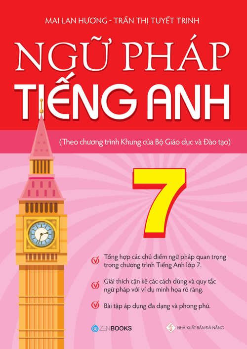 Ngữ pháp tiếng Anh Lớp 7 (Theo CT Khung của Bộ GD&amp;ĐT)