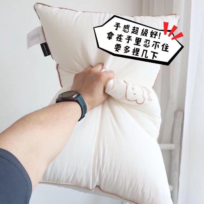 Đôi Ruột Gối Gấu Teddy Hàng Nhập khẩu Cao Cấp Làm Bằng Vải Cotton Thoáng Mát