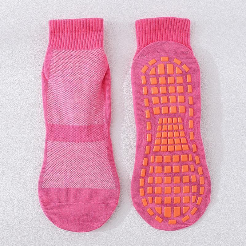 Thời trang ấm áp yoga vớ silicon không trượt tất Color: black Size: kid 5 to12 years old