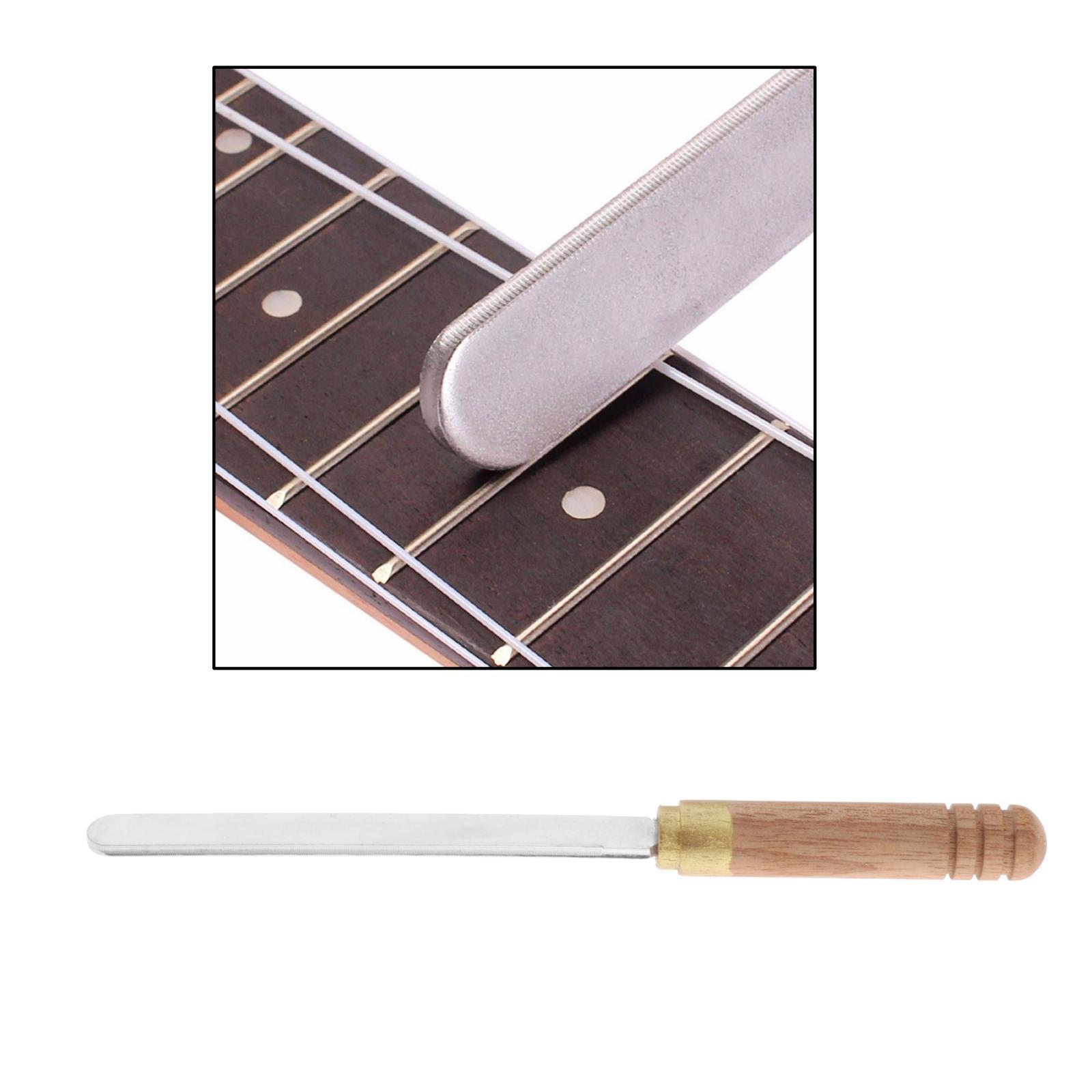 Electric Guitar Fret Crowning File Fingerboard Leveling Luthier Maintenance