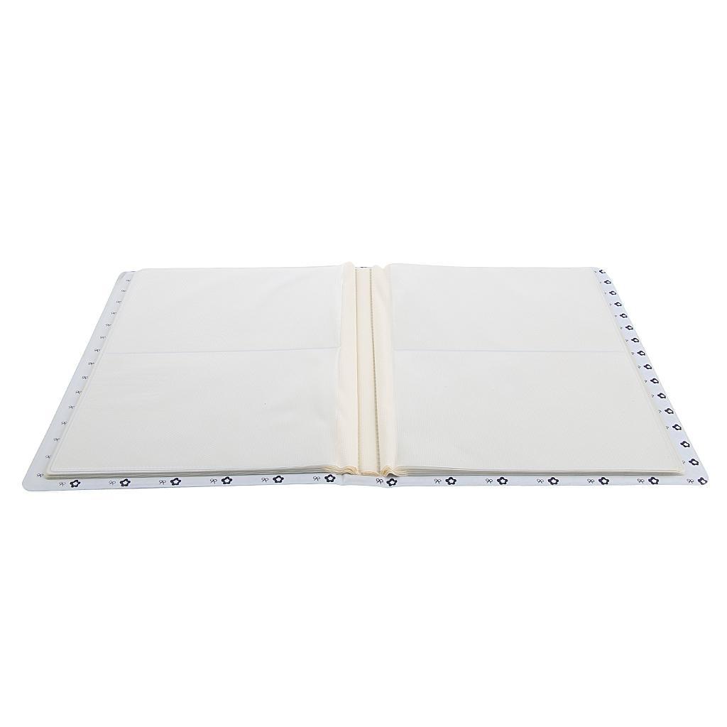 80 Photos 6"x 4" Photo Album Scrapbooking Picture Storage Case Dark Blue