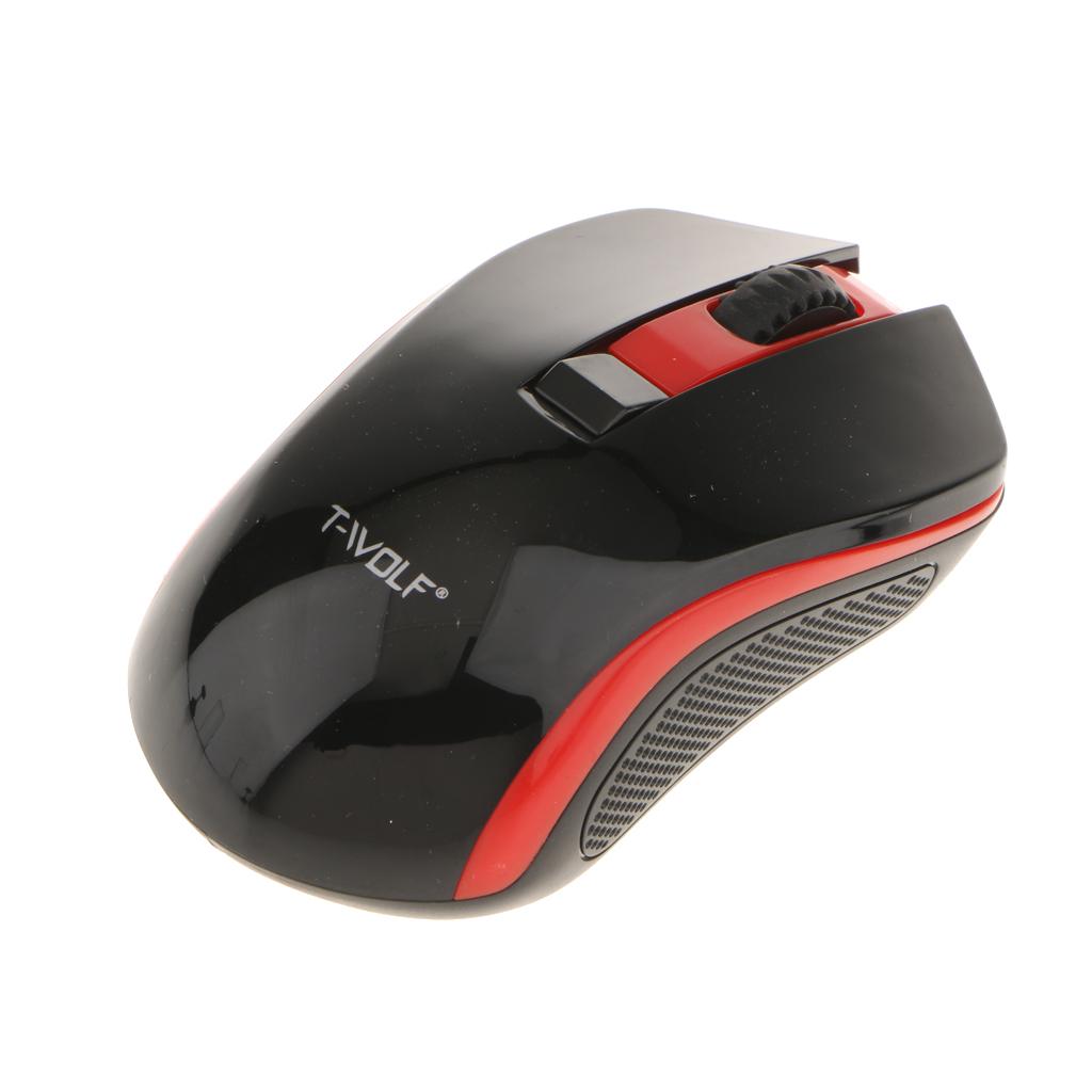 USB Wireless Adapter Mouse Cordless Optical Scroll Mouse