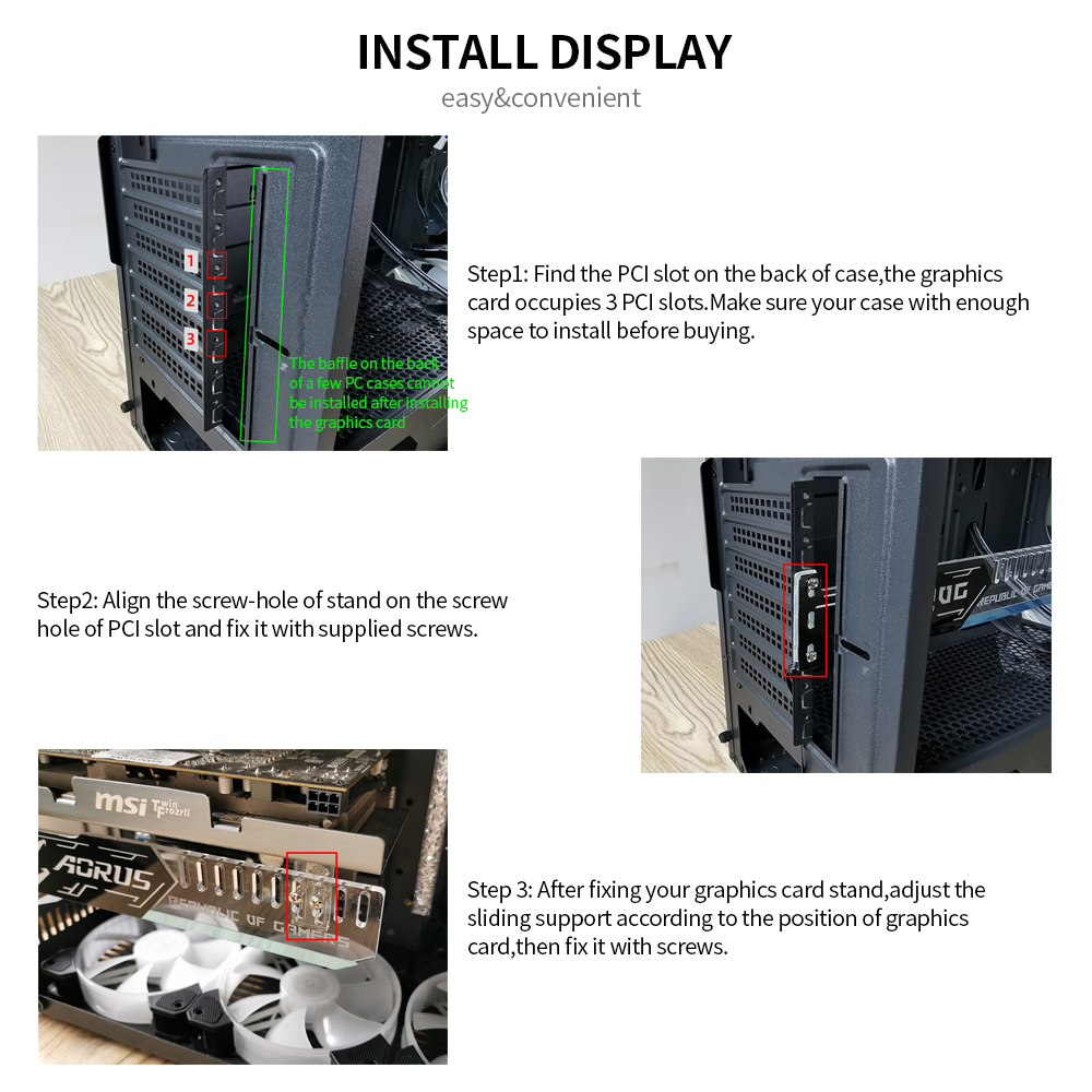 Giá Đỡ Card Đồ Họa RGb25 RGb Với Nguồn Điện 5V 4pin Lớn