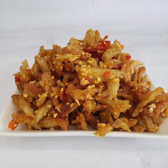 Đặc Sản Nha Trang - Cá Cơm Tẩm Bột Sấy Giòn Mặn Mặn Giòn Giòn,Seavy Hộp 500g