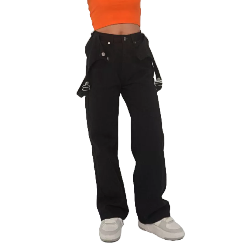 Bộ quần jean + Áo yếm nữ ngắn Y3 siêu hot, quần bò nữ , chất jeans Cao Cấp Vải Dày Co Giãn - thương hiệu Samma Jeans