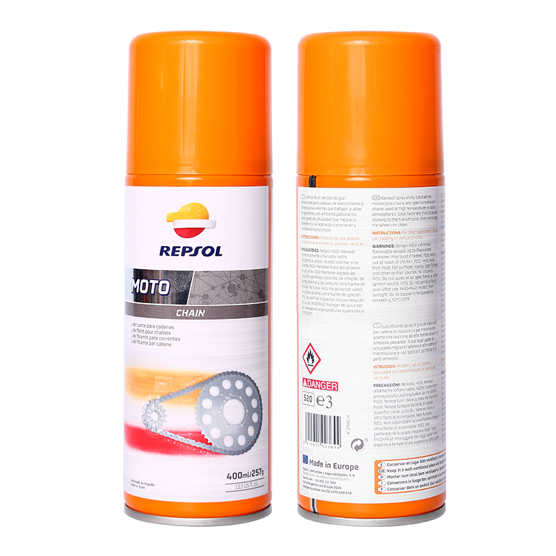 Chai xịt dưỡng sên/xích Repsol 400ml