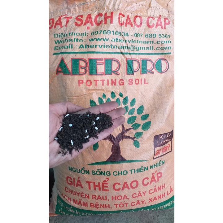 Đất sạch phù sa trồng rau, trồng hoa và cây cảnh (bao 10kg)