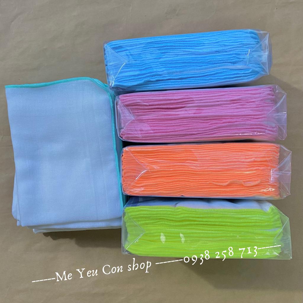 Set 10 Khăn Sữa 4 Lớp BabyShark kích thước 25x25cm cho bé - 25x25cm